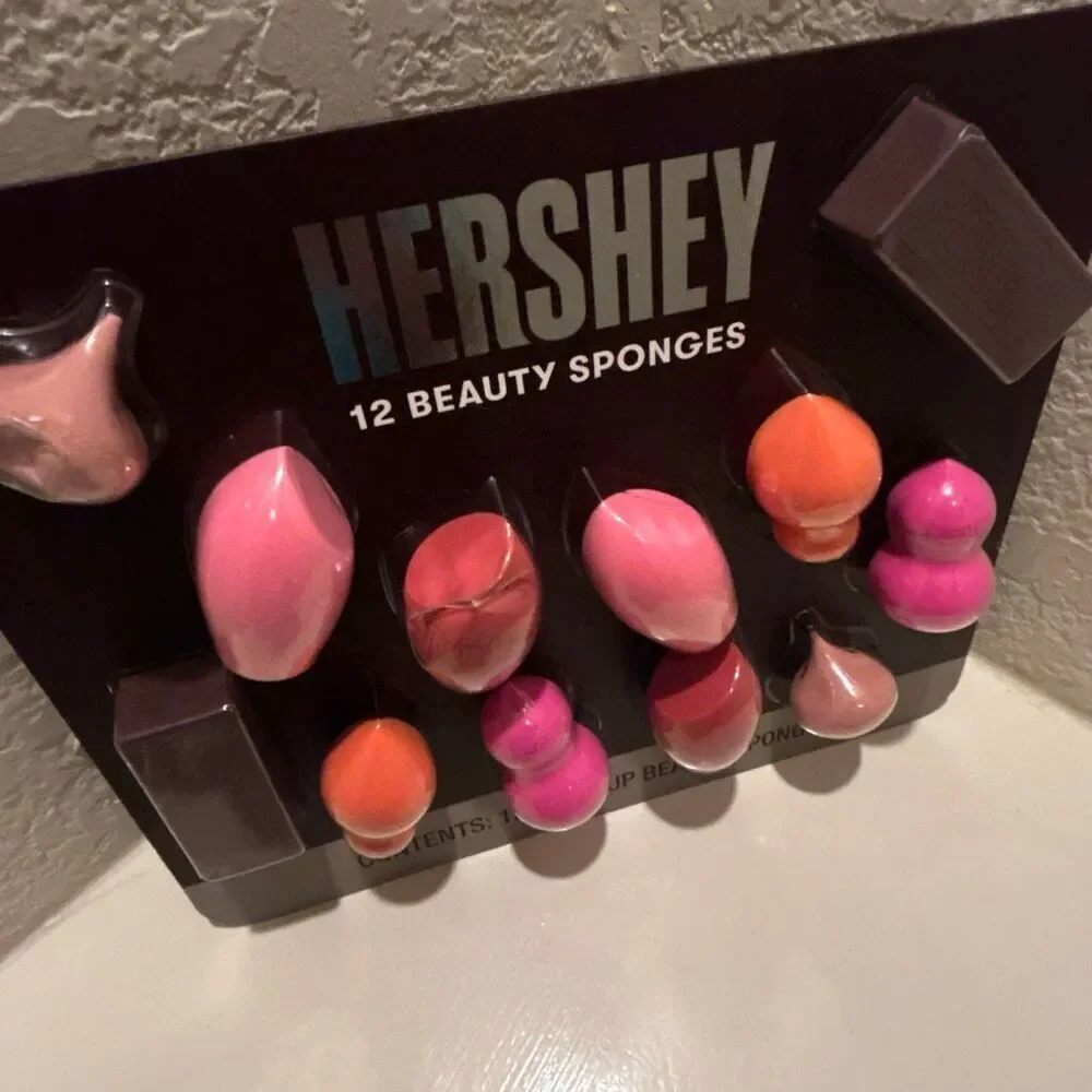 Hersheys Beauty Blending Makeup Sponges 12 PC Giftable Colorful Cosmetic NEW